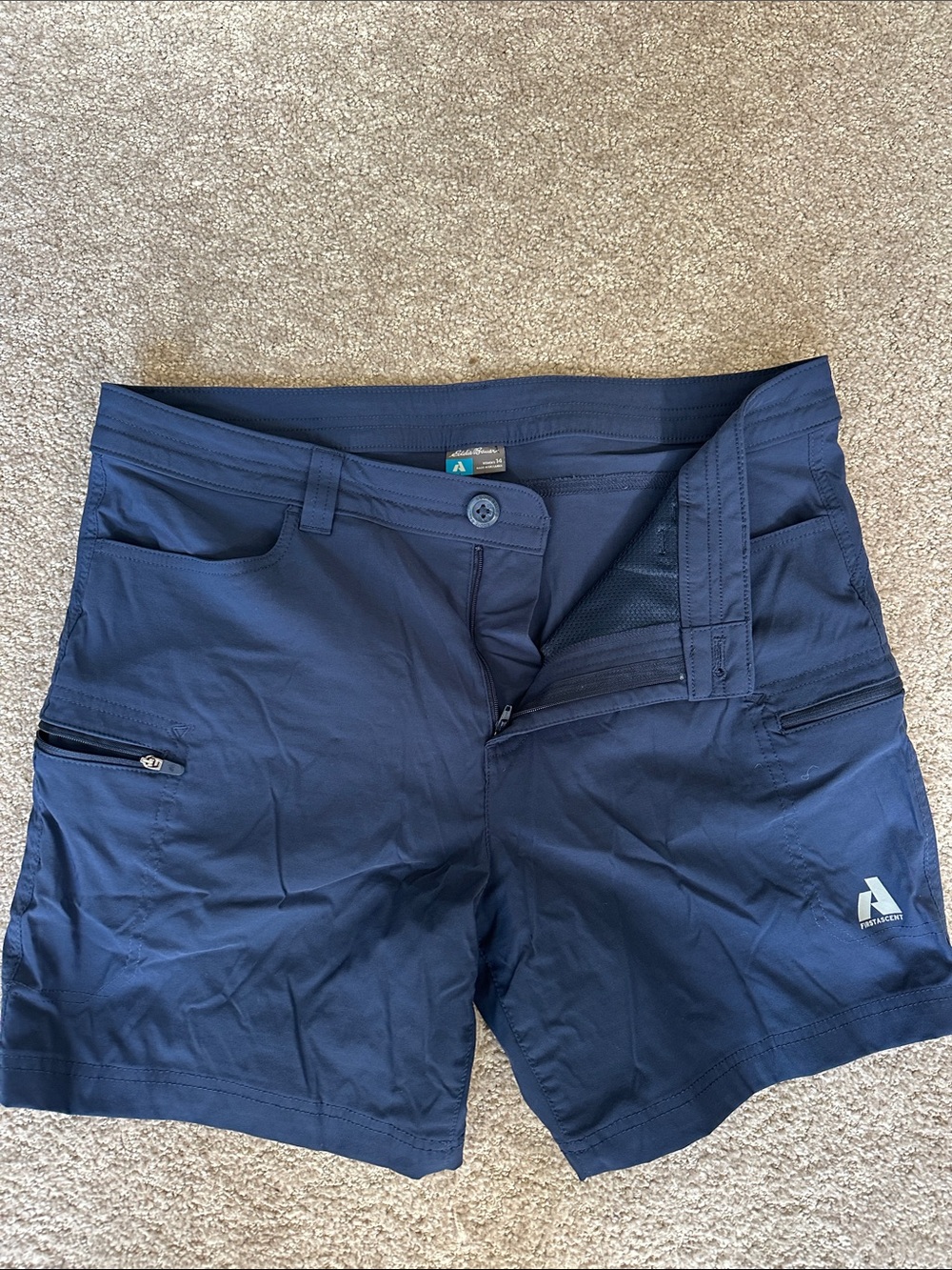 Eddie Bauer Aventura Navy Women's Performance Shorts